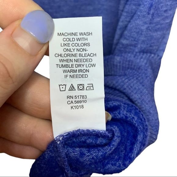 Maurice's Women's Medium Blue Short Sleeve Relaxed Burnout Raglan Tee Boat Neck - Picture 5 of 8